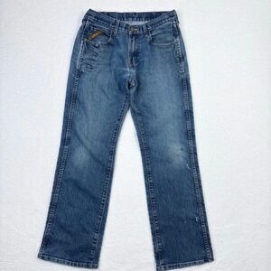 ARIAT Womens Denim Jeans Size 30x32 Bootcut Medium Wash Cotton Blend Casual